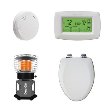 Pallet – 30 Pcs – Lighting & Light Fixtures, Smoke Alarms & CO Detectors, Kitchen & Bath Fixtures, Accessories – Customer Returns – First Alert, Honeywell, allen + roth, Project Source