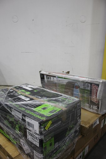 3 Pallets – 18 Pcs – Mowers – Untested Customer Returns
