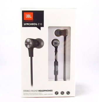 45 Pcs – JBL E10BLKNP Synchros E10 In-Ear Headphones (Black) – Customer Returns