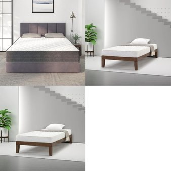 Pallet – 16 Pcs – Mattresses – Overstock – Slumber 1 by Zinus