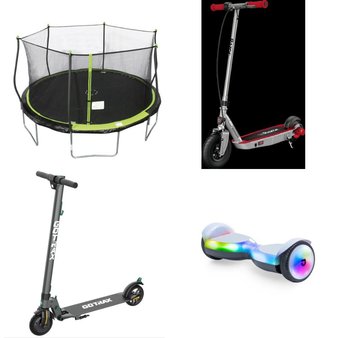 Pallet – 13 Pcs – Powered, Vehicles, Trains & RC, Dolls, Unsorted – Customer Returns – Razor Power Core, Razor, New Bright, Jetson