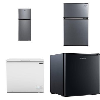 Pallet – 5 Pcs – Refrigerators, Bar Refrigerators & Water Coolers – Customer Returns – Galanz, Frigidaire, Arctic King