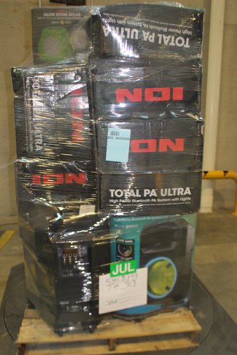 Pallet – 10 Pcs – Portable Speakers – Customer Returns – Ion