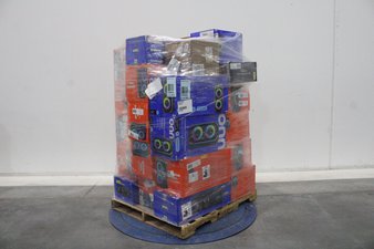 3 Pallets – 74 Pcs – Monitors, Speakers, Portable Speakers – Untested Customer Returns – Walmart