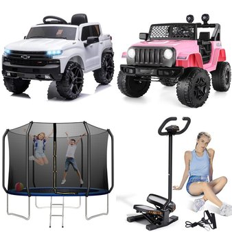Pallet – 6 Pcs – Vehicles, Unsorted, Powered, Exercise & Fitness – Customer Returns – Funcid, Funtok, TELMU, Upgo