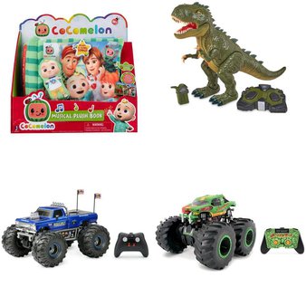 Pallet – 41 Pcs – Vehicles, Trains & RC, Powered, Boardgames, Puzzles & Building Blocks, Action Figures – Customer Returns – New Bright, COCOMELON, Adventure Force, Kid Connection