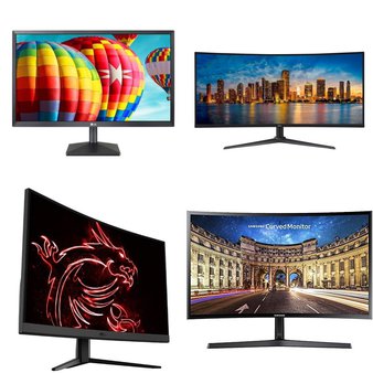 Pallet – 25 Pcs – Monitors – Customer Returns (Plug and Play Tested) – Samsung, onn., MSI, LG