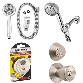 Pallet – 166 Pcs – Hardware, Kitchen & Bath Fixtures, Smoke Alarms & CO Detectors, Home Security & Safety – Customer Returns – Brinks, Hyper Tough, Kidde, Peerless