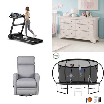 6 Pallet – 83 Pcs – Bedroom, Living Room, Freezers, Mattresses – Open Box Customer Returns – Zinus, Dream On Me, Arctic King, Mainstays