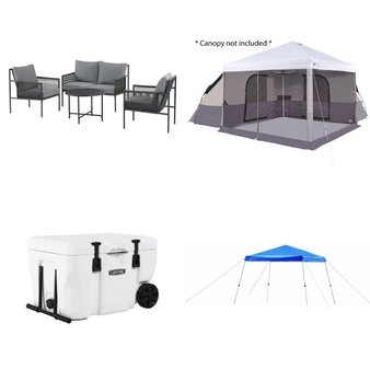 Pallet – 8 Pcs – Camping & Hiking, Unsorted, Patio – Customer Returns – Ozark Trail, E-Z UP, Mainstays, Lifetime