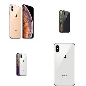 10 Pcs – Apple iPhone Xs – Refurbished (GRADE A – Unlocked) – Models: MT992LL/A, MT8U2LL/A, MT8Y2LL/A, MT982LL/A