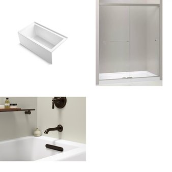 Pallet – 3 Pcs – Kitchen & Bath Fixtures, Hardware – Customer Returns – Kohler