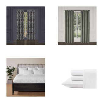 3 Pallets – 394 Pcs – Curtains & Window Coverings, Rugs & Mats, Decor, Bedding Sets – Like New or New Customer Returns – JC Penney