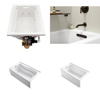Flash Sale! 3 Pallets – 18 Pcs – Kitchen & Bath Fixtures, Hardware – Customer Returns – Kohler, Blanco, Toto, Signature Hardware