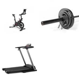 Pallet – 3 Pcs – Exercise & Fitness – Customer Returns – CAP Barbell, ECHELON, ProForm