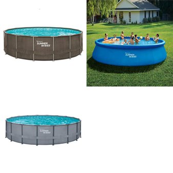 2 Pallets – 4 Pcs – Pools & Water Fun – Overstock – Summer Waves