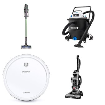 CLEARANCE! Pallet – 27 Pcs – Vacuums, Accessories – Customer Returns – Shark, Ecovacs, Bissell, Hoover