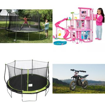 Pallet – 10 Pcs – Powered, Trampolines, Dolls, Vehicles, Trains & RC – Customer Returns – Jetson, Razor, JumpKing, GOTRAX
