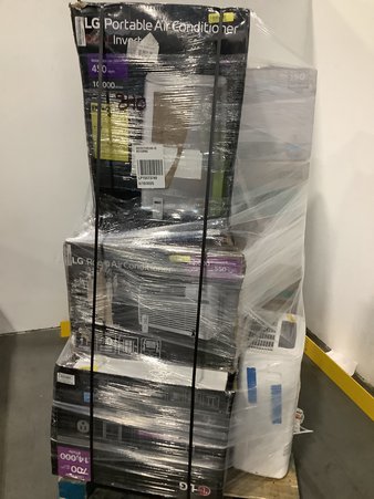 1 Pallets – 12 Pcs – Air Conditioners – Untested Customer Returns – Major Retailer