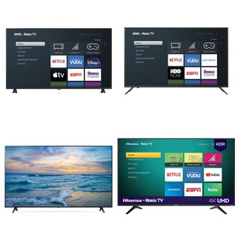 1 Pallet – 9 Pcs – NOT FUNCTIONAL/NOT WORKING/OR MISSING PARTS – LED & LCD (Assume NOTHING Works) – Walmart
