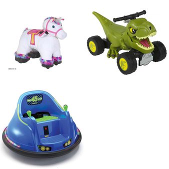 Pallet – 4 Pcs – Vehicles – Customer Returns – STABLE BUDDIES, Flybar, Dynacraft