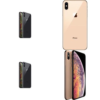 19 Pcs – Apple iPhone Xs Max – Refurbished (GRADE A – Unlocked) – Models: MT5V2LL/A, MT592LLA, MT5C2LL/A, MT5F2LL/A
