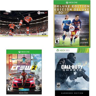 22 Pcs – Microsoft Video Games – New, Used, Like New – NHL 17 :Xbox One, The Crew 2 (XB1), FIFA 16 – Deluxe Edition – Xbox One, Far Cry 5 Standard Edition Xbox One