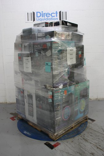 Pallet – 31 Pcs – Receivers, CD Players, Turntables, Portable Speakers – Tested NOT WORKING – CROSLEY , Blackweb, Ion, Victrola