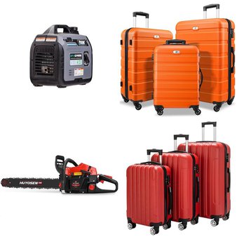 Pallet – 10 Pcs – Unsorted, Luggage, Hedge Clippers & Chainsaws, Generators – Customer Returns – Zimtown, HUYOSEN, Suitour, Pulsar
