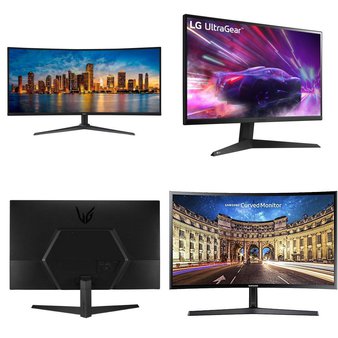 Pallet – 33 Pcs – Monitors – Customer Returns – Onn, LG, ACER, Samsung
