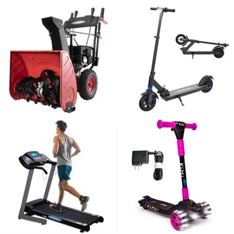 Pallet – 6 Pcs – Powered, Unsorted, Exercise & Fitness, Snow Removal – Customer Returns – EVERCROSS, KIMI, MaxKare, PowerSmart