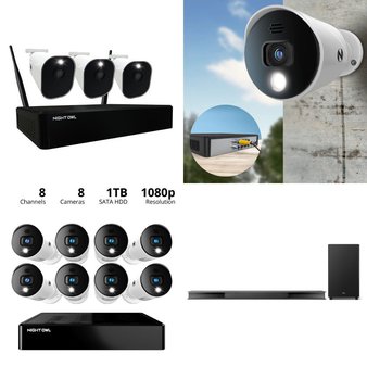 Pallet – 21 Pcs – Powered, Monitors, Security & Surveillance, Nintendo – Customer Returns – Jetson, Night Owl, Samsung, HORI