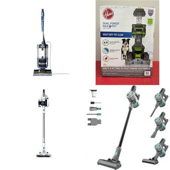 Pallet – 12 Pcs – Vacuums – Customer Returns – Hart, Hoover, Shark, Tineco