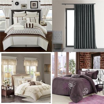 Pallet – 30 Pcs – Bedding Sets, Blankets, Throws & Quilts, Decor, Pillows – Mixed Conditions – Madison Park, EFF, Chic Home, Serta