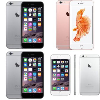 10 Pcs – Refurbished Apple iPhone 6/6S (GRADE A, GRADE B – Unlocked – Mixed Packaging) – Models: MGAM2LL/A, MG5A2LL/A, MKWE2LL/A, MG5W2LL/A – Smartphones