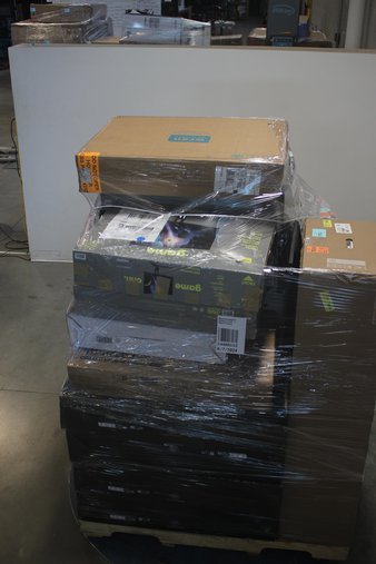 6 Pallets – 105 Pcs – Monitors, LED & LCD – Damaged / Missing Parts / Tested NOT WORKING – MSI, Samsung, LG, Onn