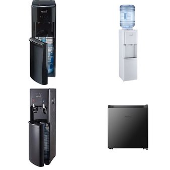 Pallet – 8 Pcs – Freezers, Bar Refrigerators & Water Coolers – Customer Returns – HISENSE, Primo Water, Primo