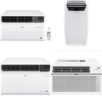 3 Pallets – 25 Pcs – Air Conditioners – Mixed Conditions – LG, Honeywell, Keystone, Frigidaire
