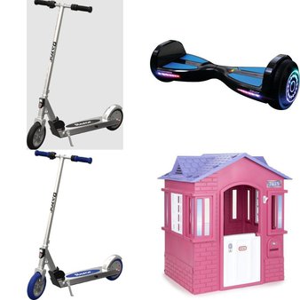 CLEARANCE! Pallet – 7 Pcs – Outdoor Play, Powered – Customer Returns – Little Tikes, Razor