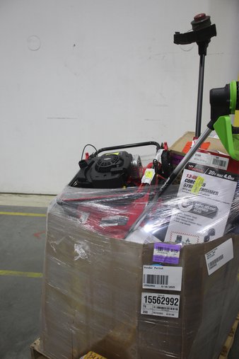 3 Pallets – 32 Pcs – Trimmers & Edgers, Camping & Hiking, Patio – Untested Customer Returns – Walmart