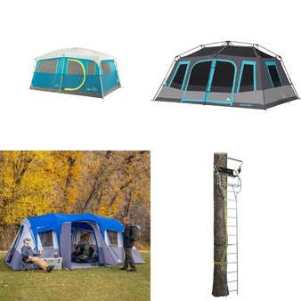 CLEARANCE! Pallet – 15 Pcs – Camping & Hiking, Hunting – Customer Returns – Ozark Trail, Coleman Company, Realtree, Lifetime
