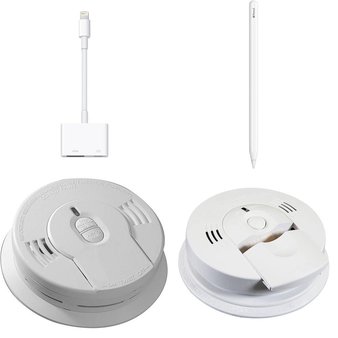 CLEARANCE! Pallet – 446 Pcs – Smoke Alarms & CO Detectors, Apple iPad, Cases, Fishing & Wildlife – Customer Returns – Apple, Kidde, iOttie, OtterBox