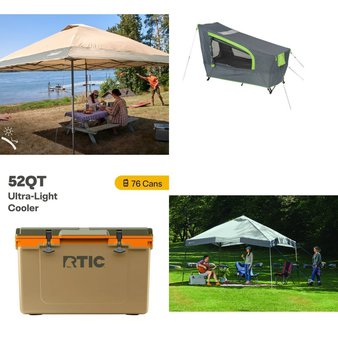 Pallet – 16 Pcs – Camping & Hiking – Customer Returns – Ozark Trail, Igloo, RTIC, Coleman