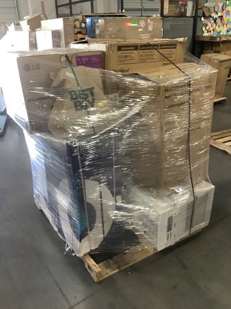 3 Pallets – 27 Pcs – Air Conditioners – Mixed Conditions – LG, JHS, Honeywell, LG Electronics, Inc.