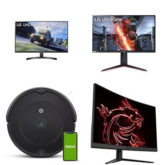 Pallet – 32 Pcs – Monitors, Power Tools, Vacuums, Other – Customer Returns – Klipsch, LG, Bissell, Winix