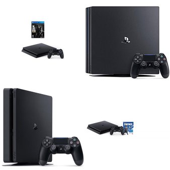 18 Pcs – Sony Playstation 4 Consoles – Refurbished (GRADE A) – Models: CUH-2215B, CUH-2215A, CUH-7215B, PS4 Slim 1TB Console – Fortnite Bundle