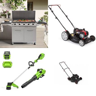 6 Pallets – 57 Pcs – Mowers, Trimmers & Edgers, Hedge Clippers & Chainsaws, Other – Customer Returns – Hyper Tough, Worx, GreenWorks, Ortho