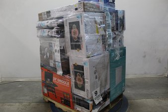1 Pallet – 22 Pcs – Fans, Microwaves, Drip Brewers / Perculators – Overstock – Mainstays, Keurig, Chefman