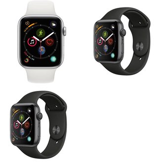 5 Pcs – Generation 4 Apple Watch – 44MM – GPS – Refurbished (GRADE A) – Models: MU6A2LL/A, MU6D2LL/A, 3E068LL/A