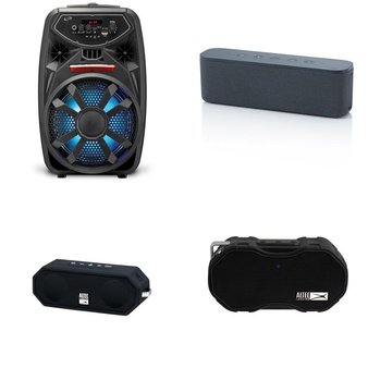 Pallet – 5 Pcs – Portable Speakers – Customer Returns – Altec Lansing, iLive, onn.